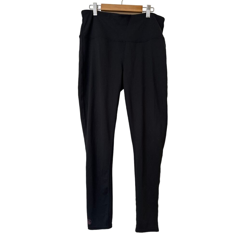 Gloria Vanderbilt Amanda Large Black Leggings Super Soft With 4" Waistband